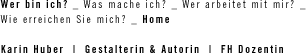 Men�: Wer bin ich?